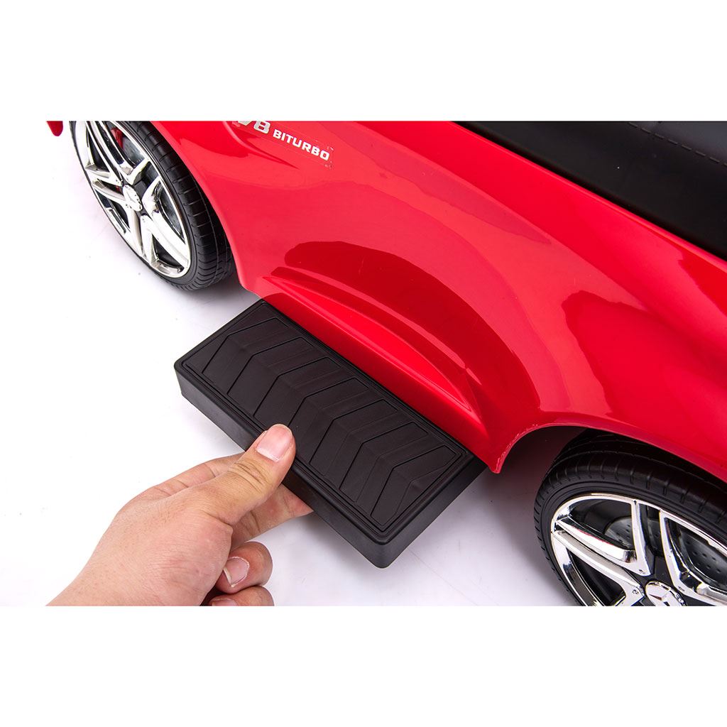 Bébitaxi tolókarral Mercedes Benz AMG C63 Coupe Baby Mix kék