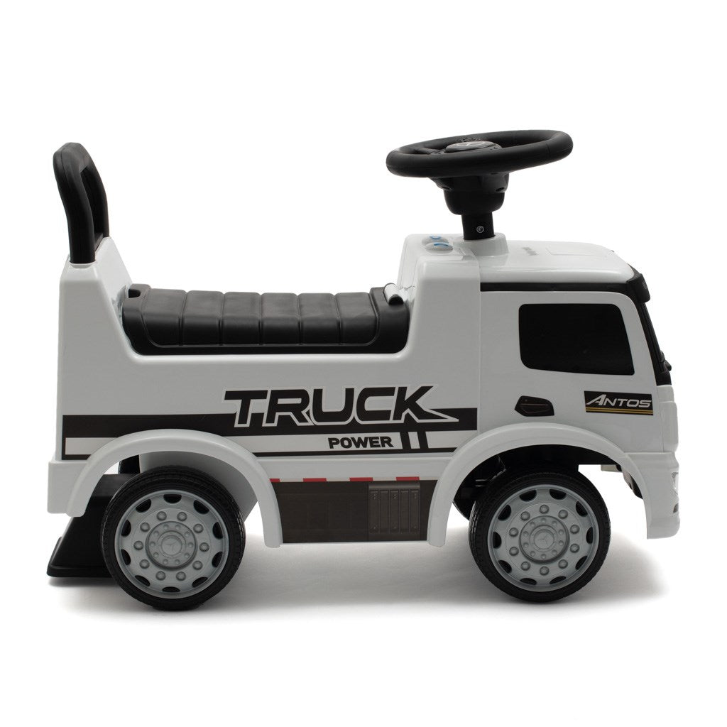 Zenélő bébitaxi Mercedes Baby Mix KAMION fehér