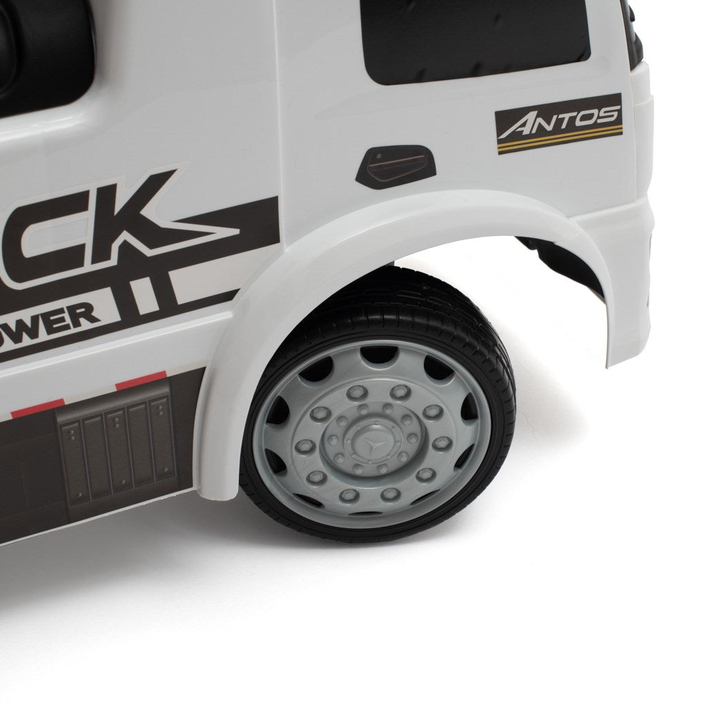 Zenélő bébitaxi Mercedes Baby Mix KAMION fehér