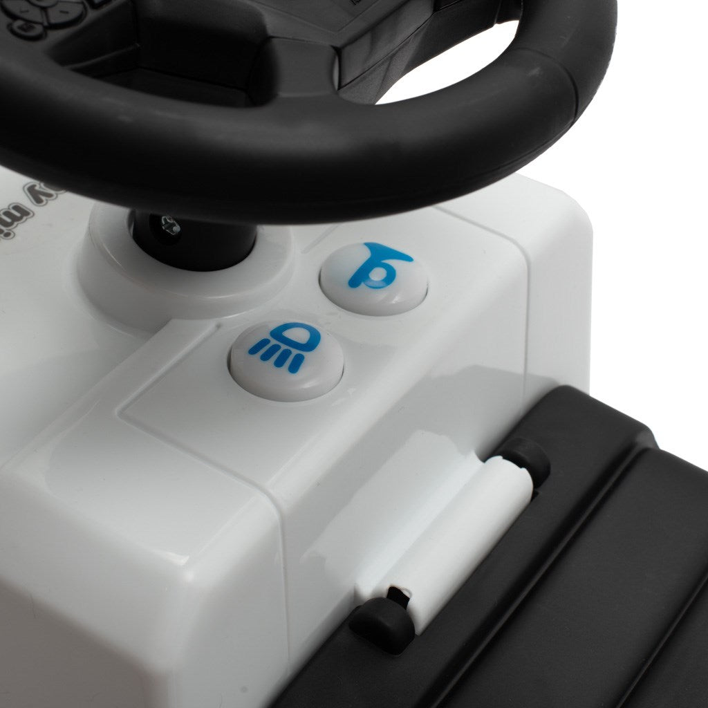 Zenélő bébitaxi Mercedes Baby Mix KAMION fehér