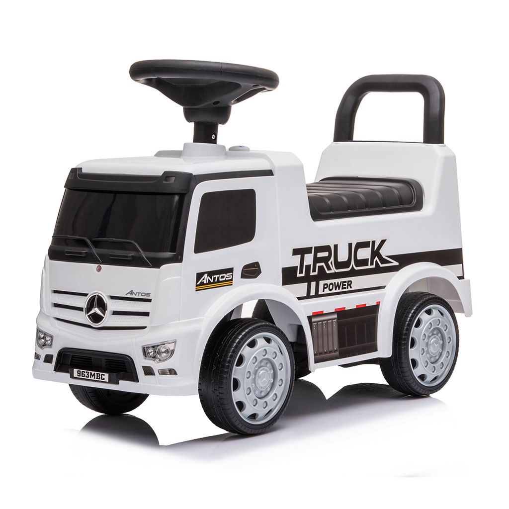 Zenélő bébitaxi Mercedes Baby Mix KAMION fehér