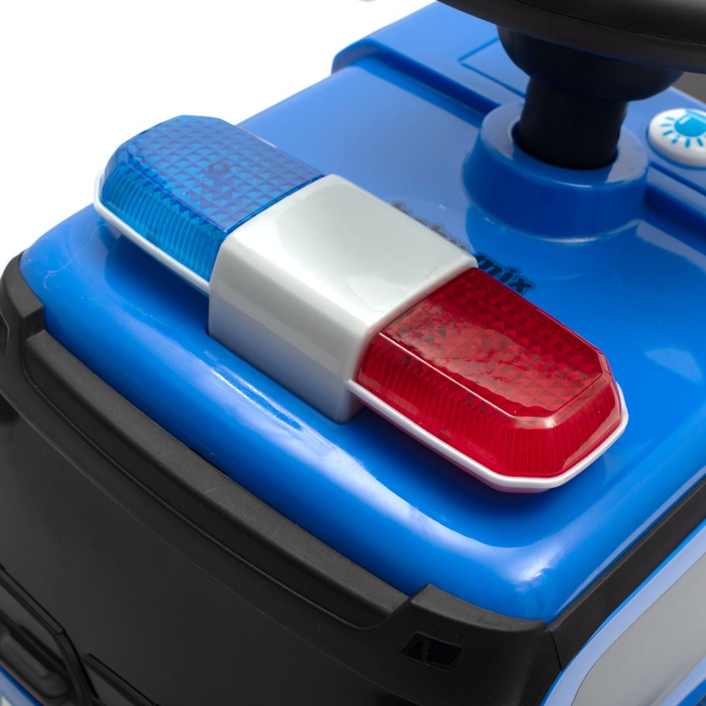 Zenélő bébitaxi Mercedes Baby Mix RENDŐRSÉG kék