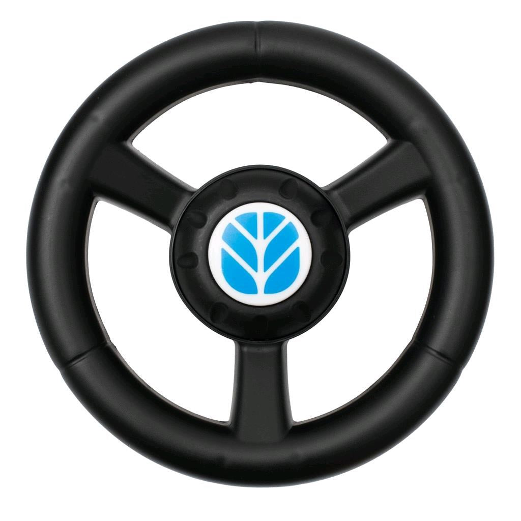 Gyerek jármű traktor utánfutóval és szerszámokkal Baby Mix New Holland sárga