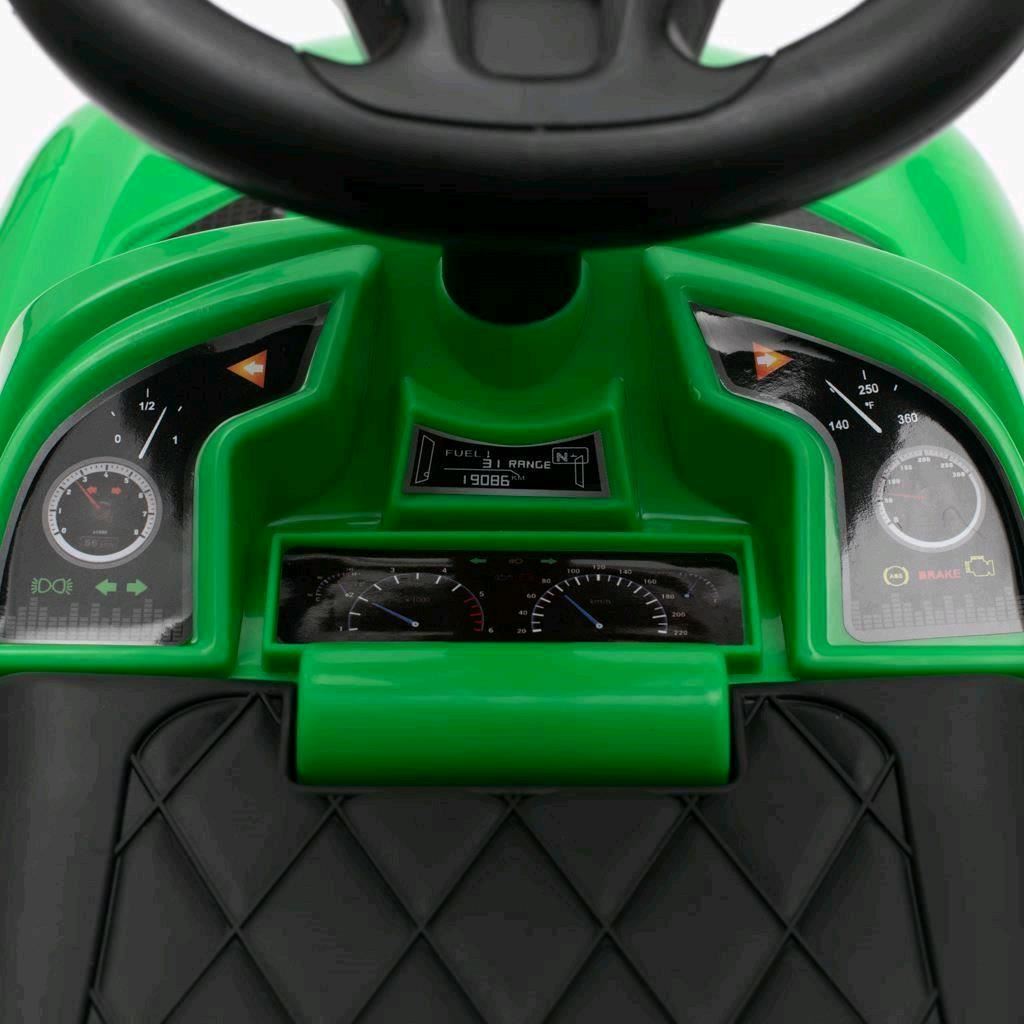 Zenélő bébitaxi vezetőrúddal Baby Mix RACER piros