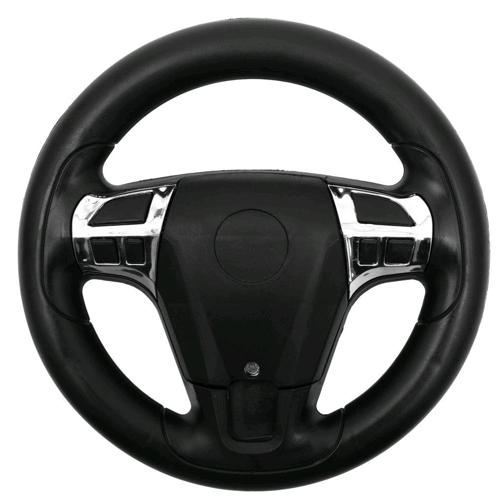 Zenélő bébitaxi vezetőrúddal Baby Mix RACER piros