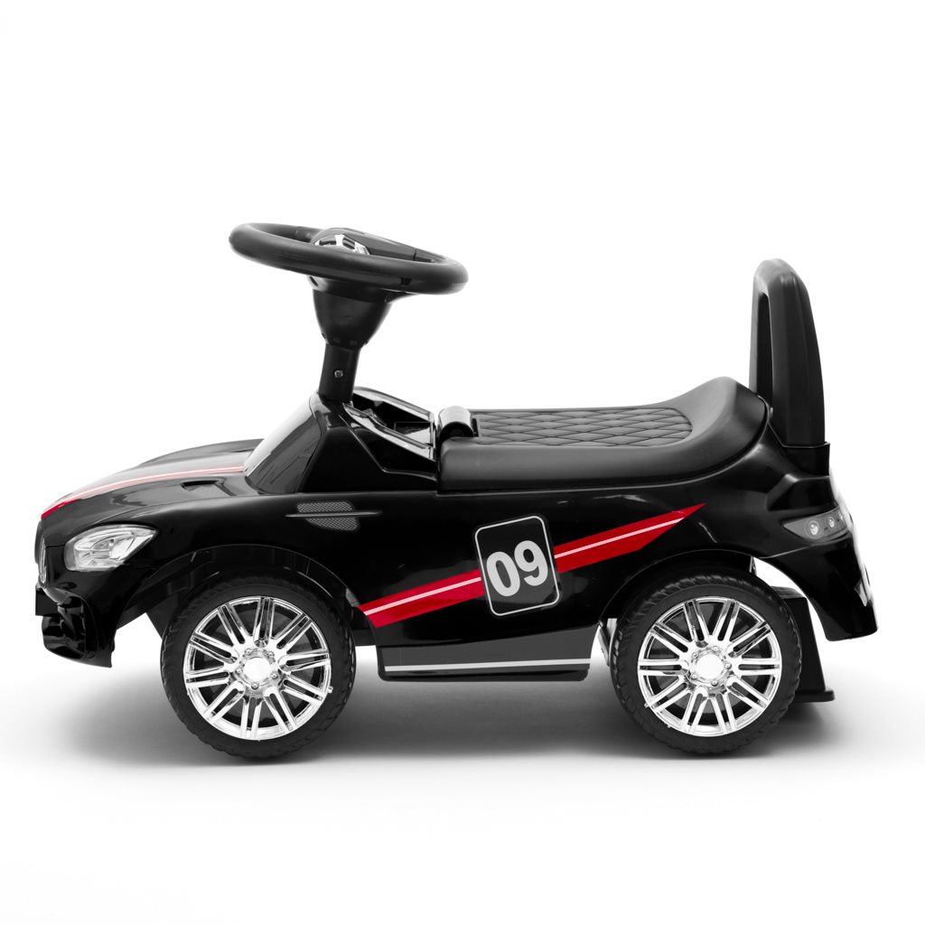 Zenélő bébitaxi Baby Mix RACER fekete