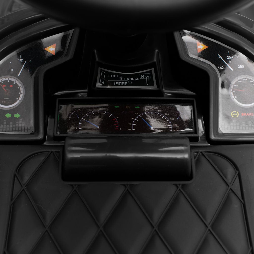 Zenélő bébitaxi Baby Mix RACER fekete