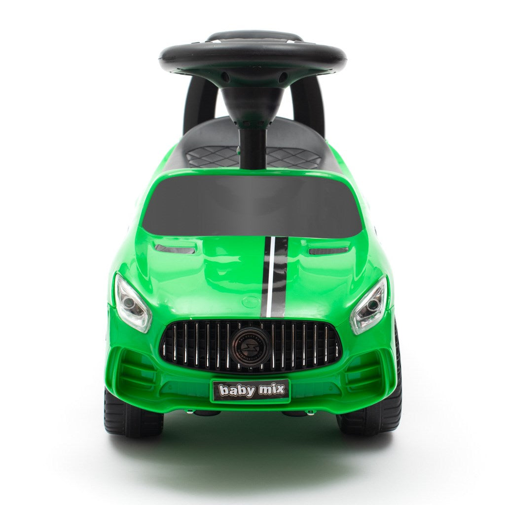 Zenélő bébitaxi Baby Mix RACER zöld