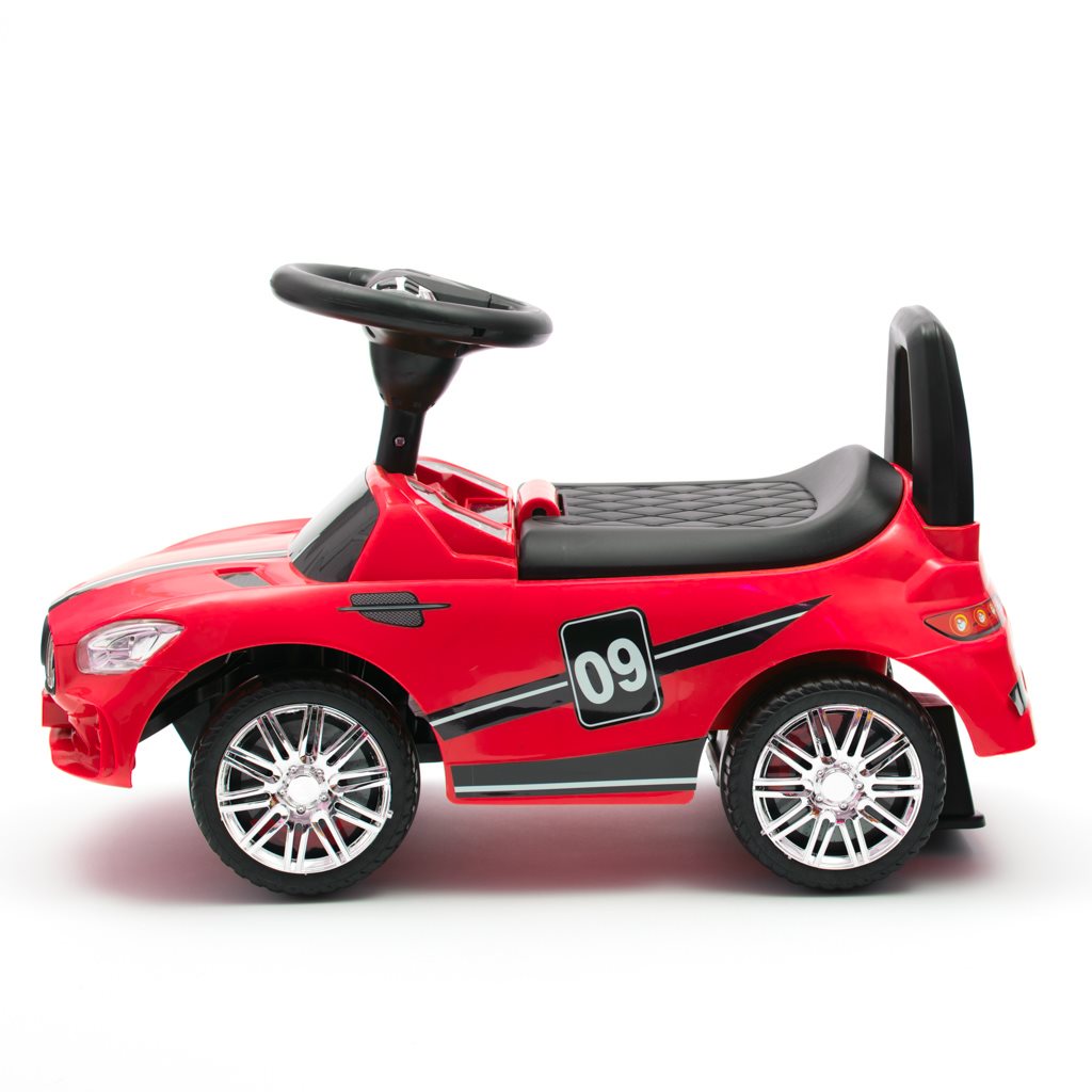 Zenélő bébitaxi Baby Mix RACER piros