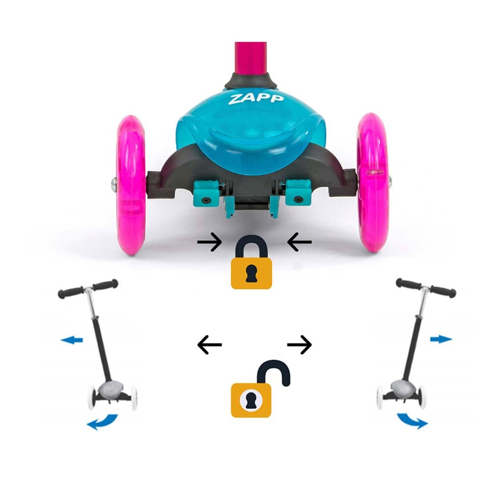 Gyerek roller Milly Mally Scooter Zapp grey