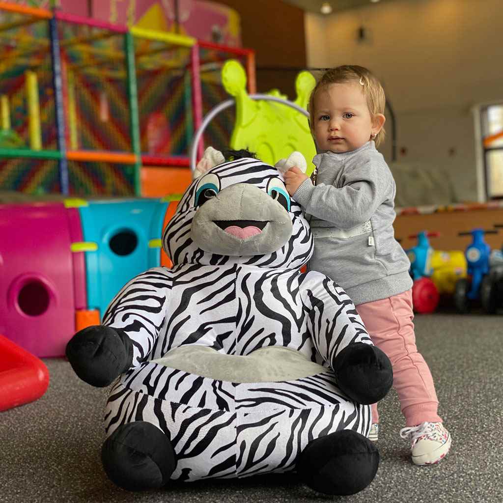 Gyermek zebra alakú fotel NEW BABY
