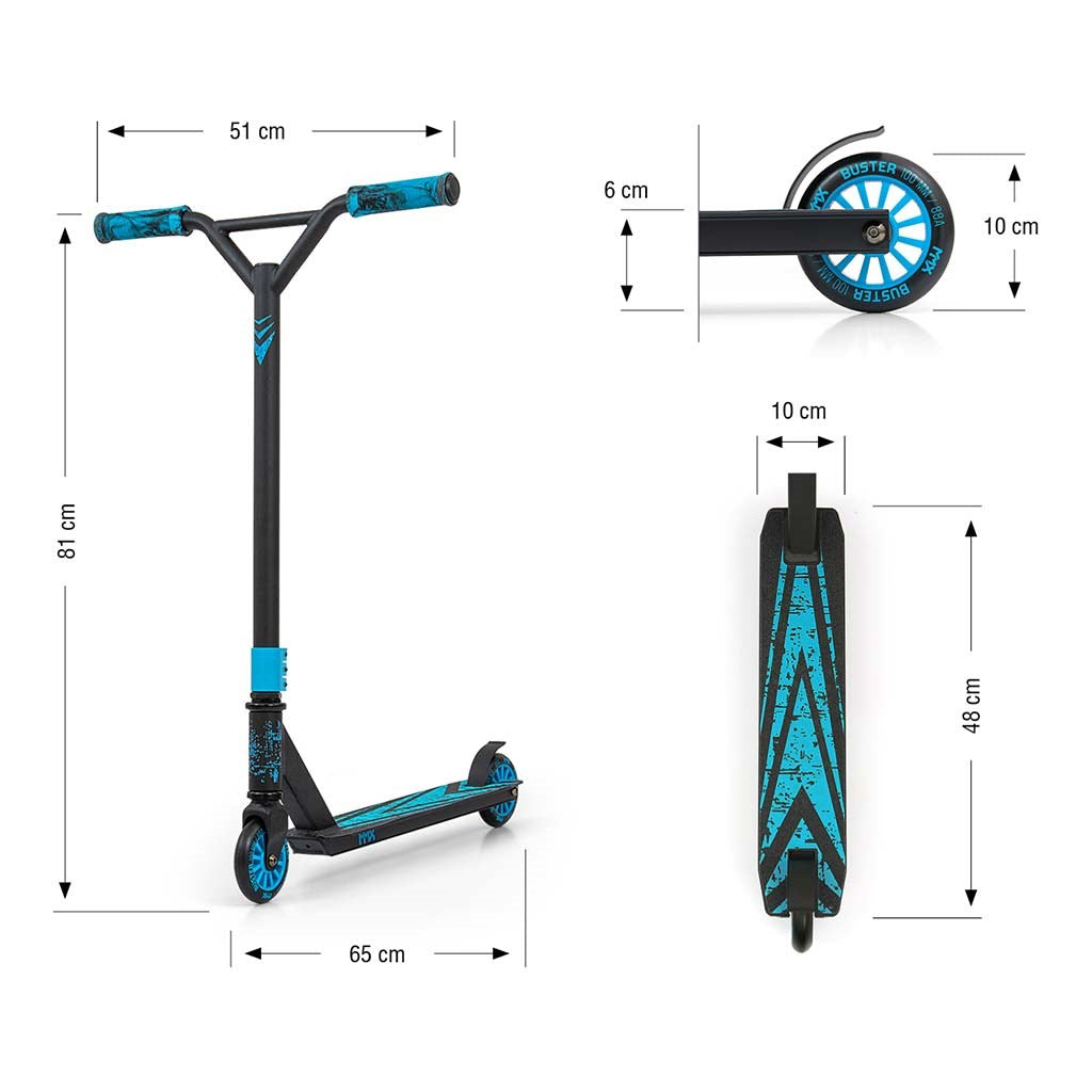 Gyerek freestyle roller Milly Mally BUSTER kék