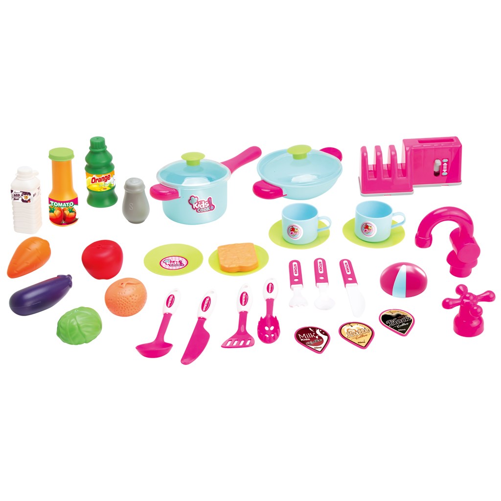 Baby Mix játékkonyha kis szakács rózsaszín