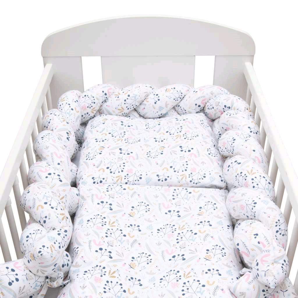 Védő fonott rácsvédő kiságyba New Baby Áfonya