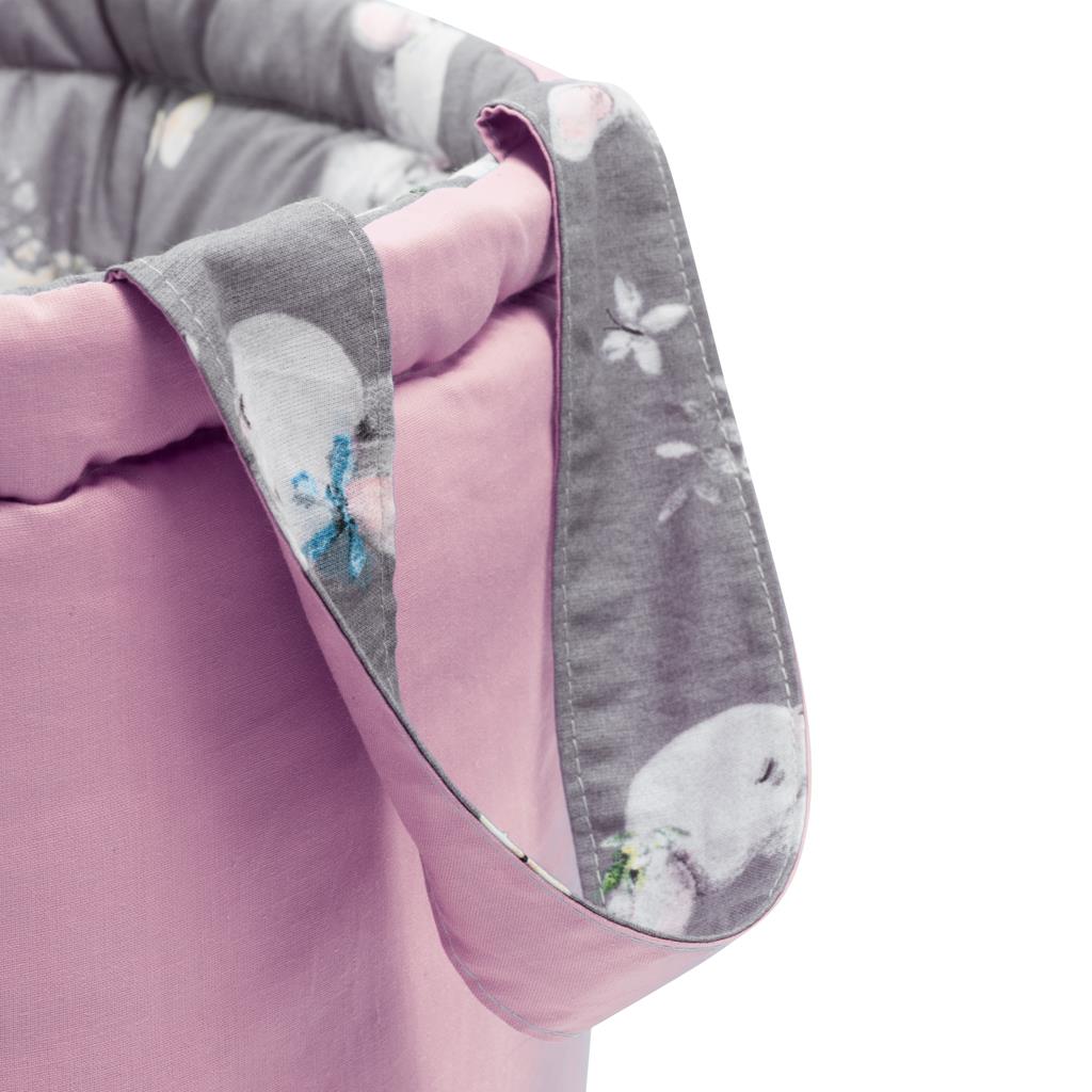 Játékkosár New Baby nyuszis rózsaszín