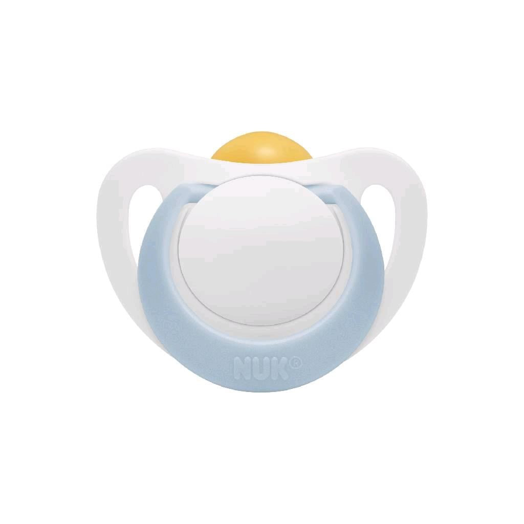 NUK Star baba cumi latex 0–6 h, kék