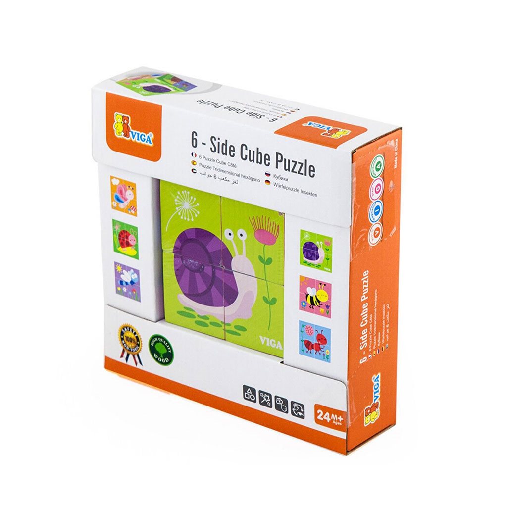 Fa képes kockák gyermekeknek Viga csiga