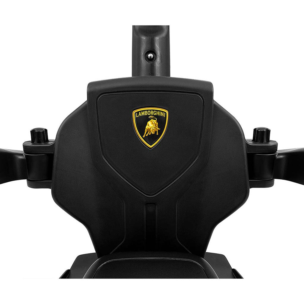 Zenélő bébitaxi vezetőrúdda Milly Mally LAMBORGHINI ESSENZA SC V12 fehér