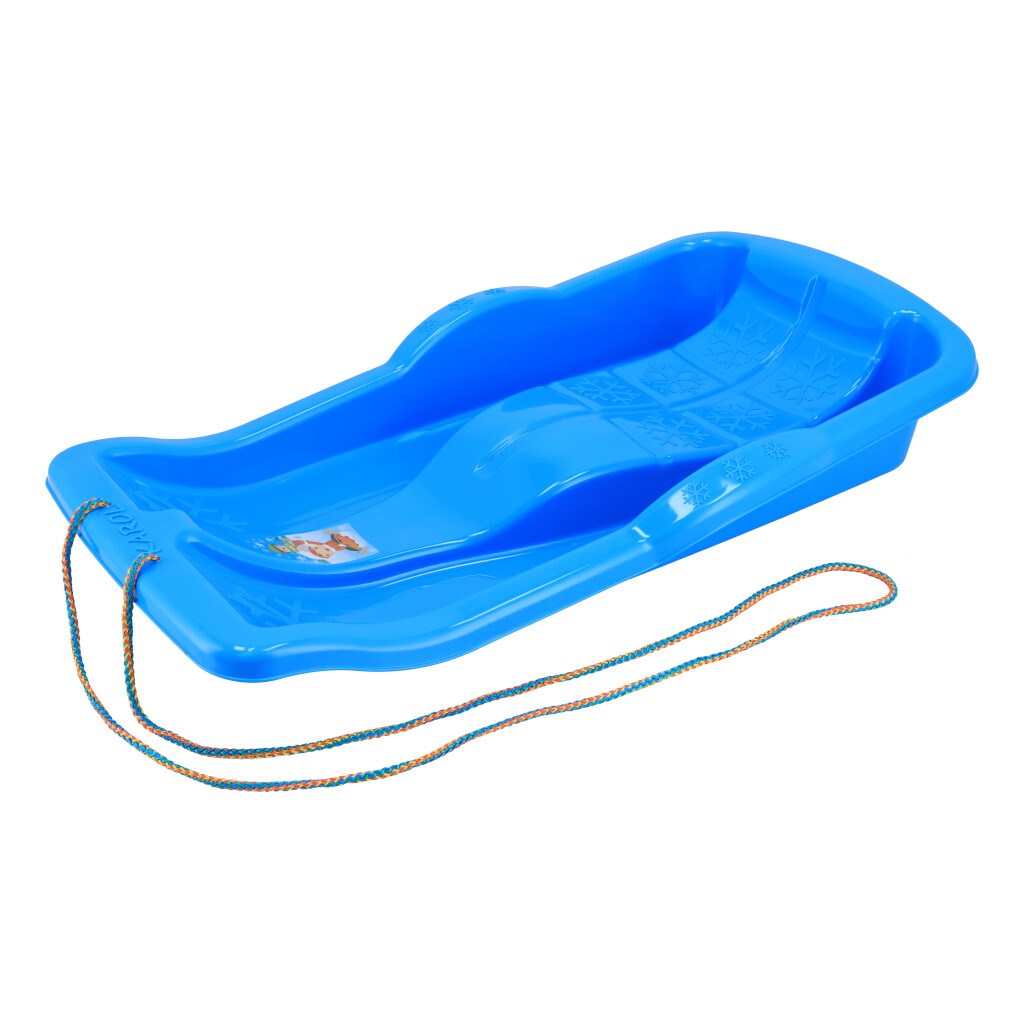 Műanyag lapos szánkó Baby Mix KAROL kék