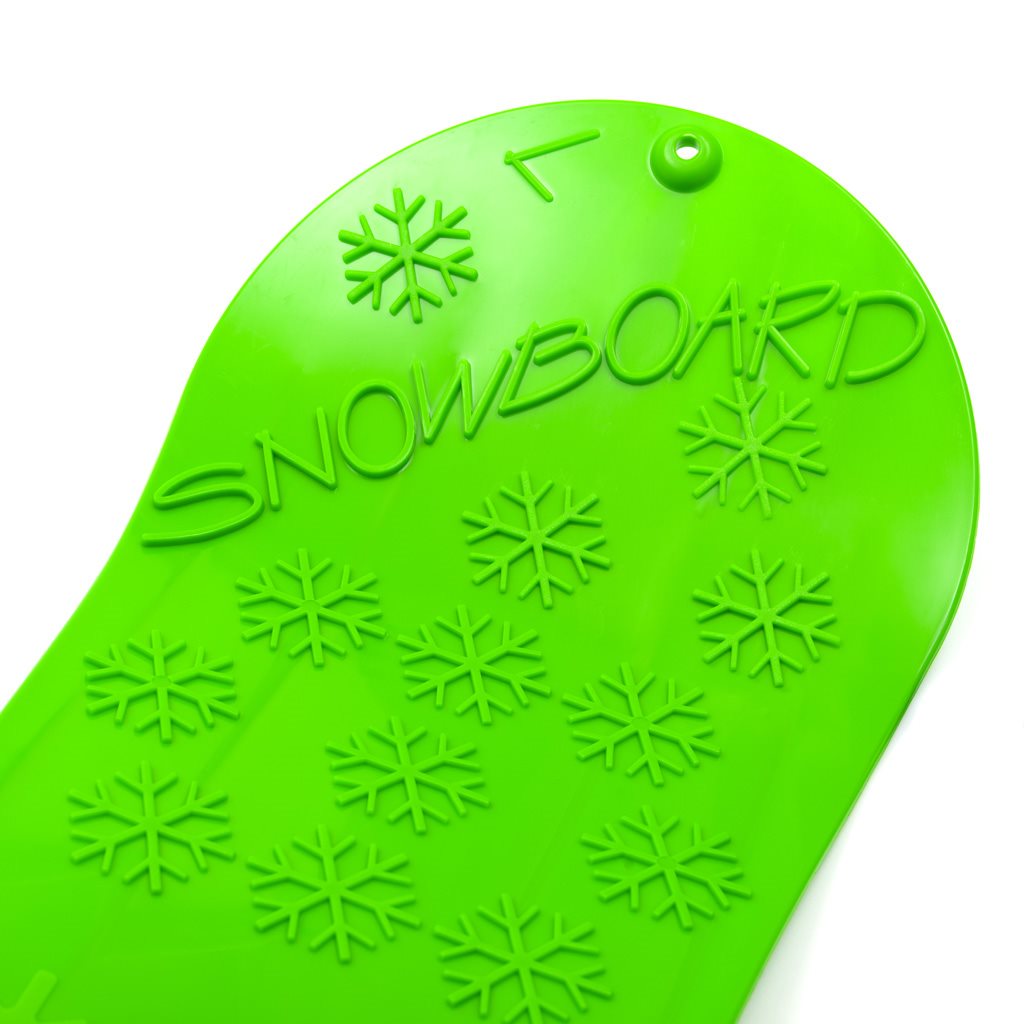 Gyermek hócsúszka Baby Mix SNOWBOARD 72 cm zöld