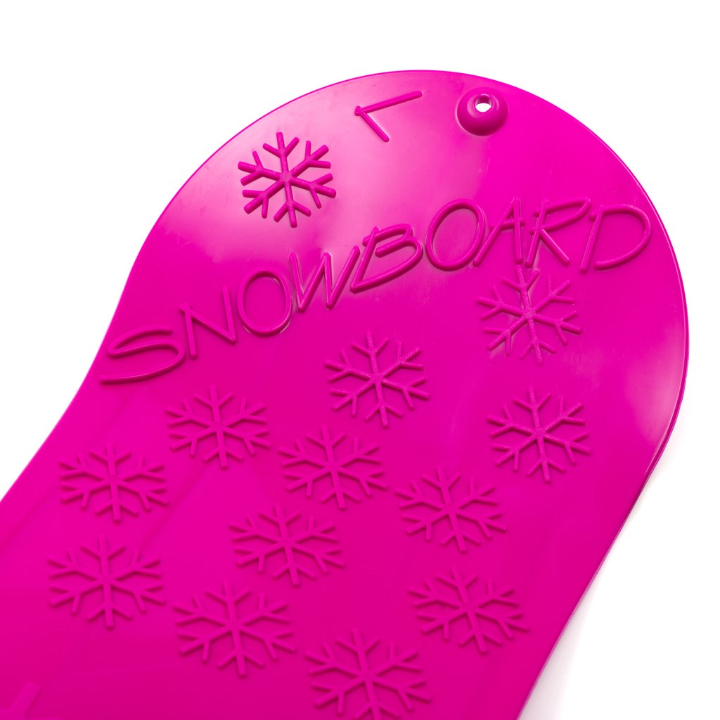 Gyermek hócsúszka Baby Mix SNOWBOARD 72 cm rózsaszín