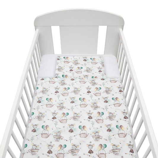 2-részes ágyneműhuzat New Baby Mouse Mia 90/120 cm