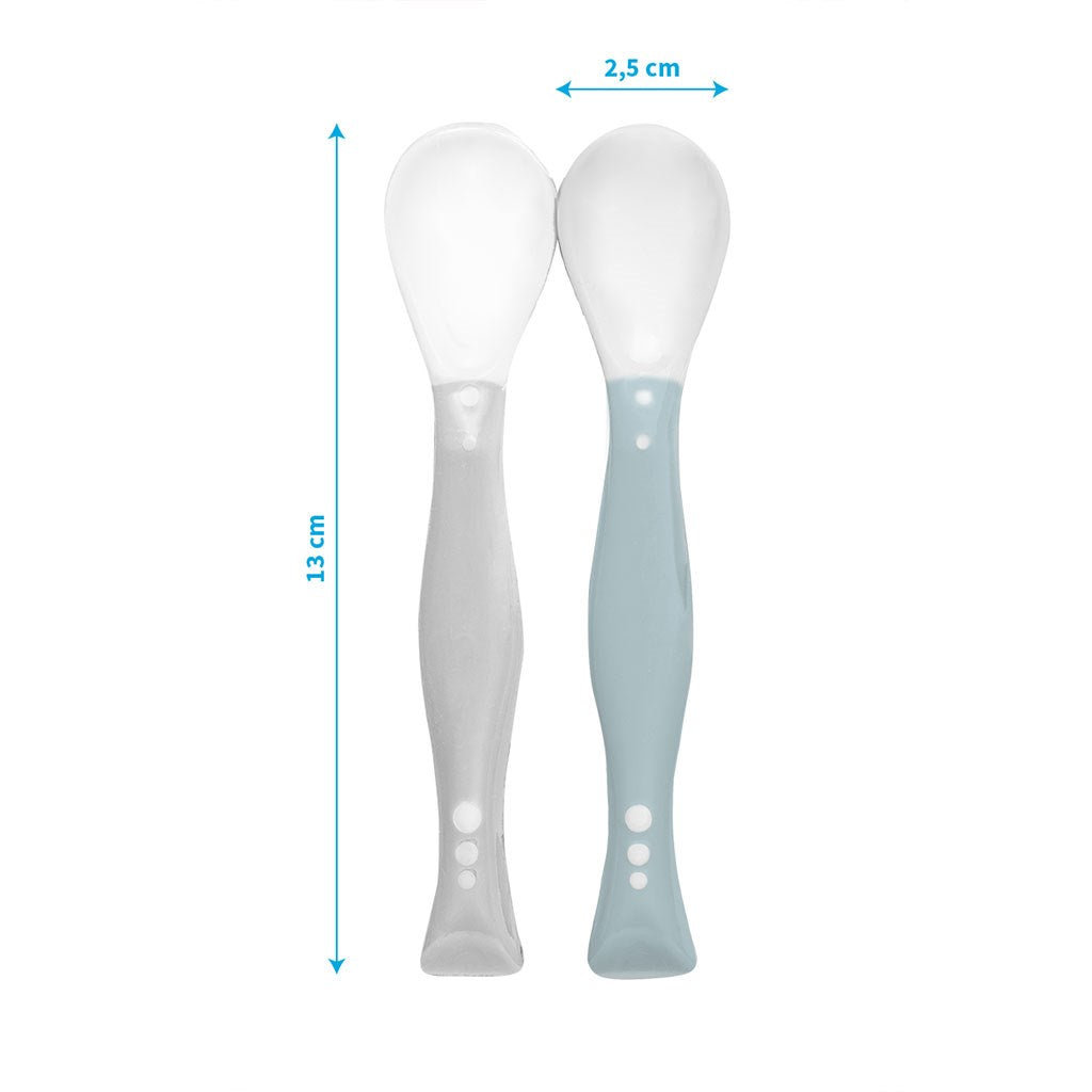 Baba rugalmas kanál Baby Ono 2 db szürke, kék