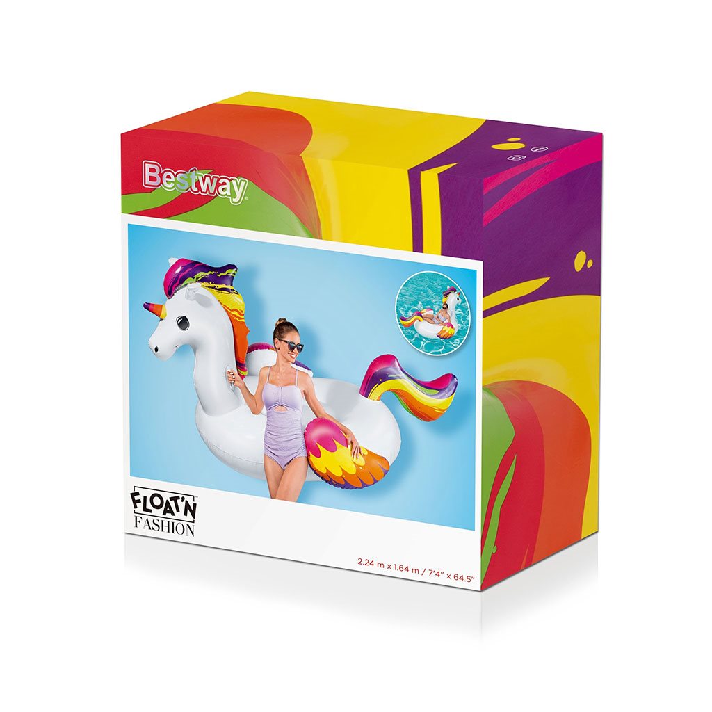 Gyermek felfújható Egyszarvú Bestway 224x164 cm