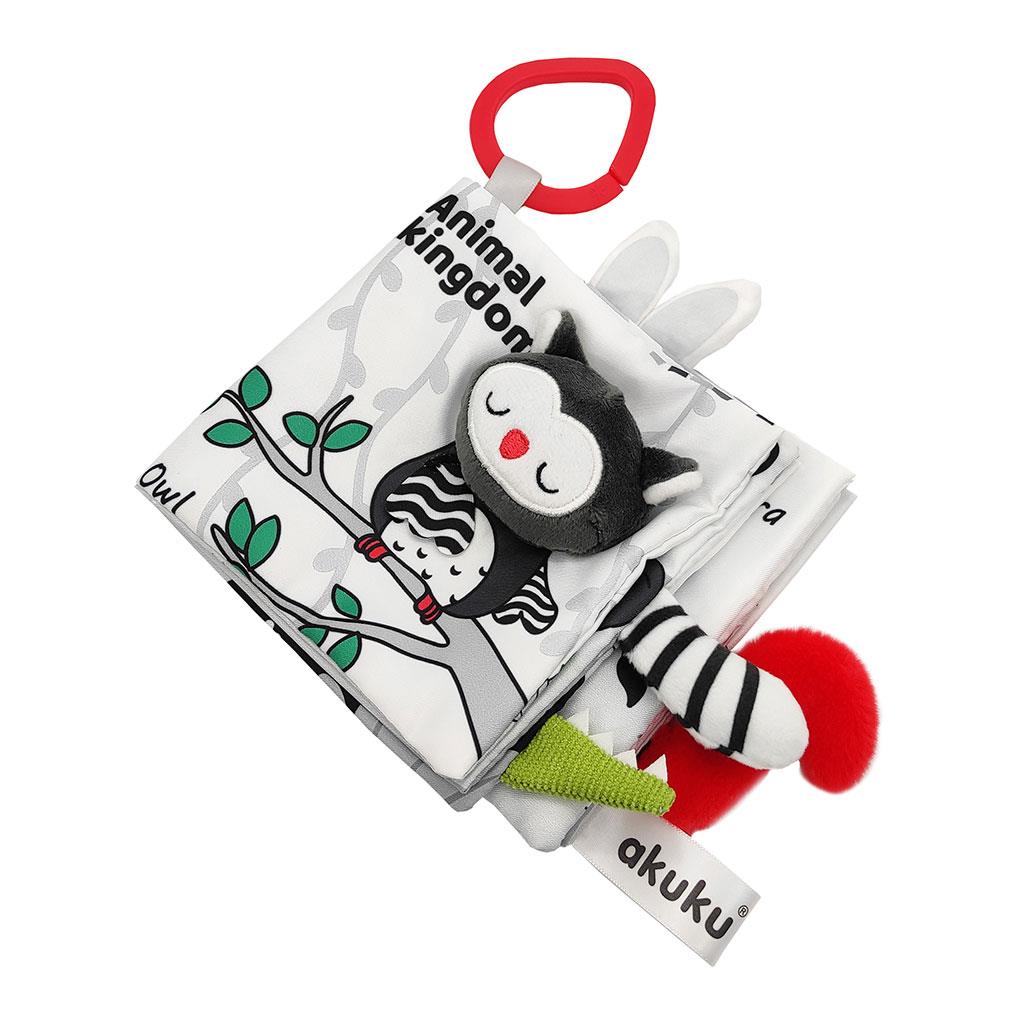 Érzékfejlesztő babakönyv Akuku Állatkák