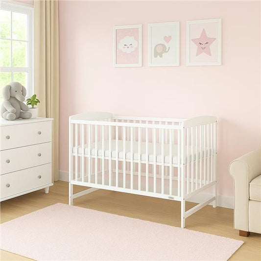 Gyerek kiságy New Baby LILLY fehér