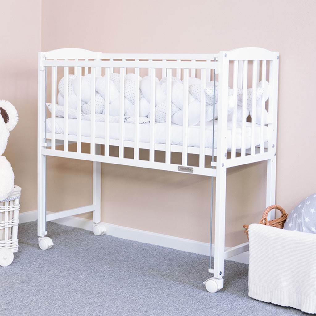 Gyermek babaöböl kiságy New Baby MATEO 90x40 cm fehér