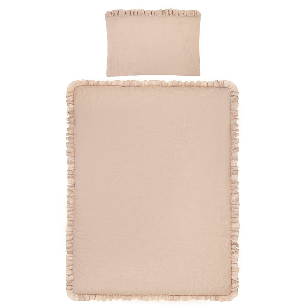 Muszlin ágynemű szett kiságyba Belisima Muszlin 90/120 cappuccino