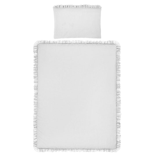 Muszlin ágynemű szett kiságyba Belisima Muszlin 90/120 grey