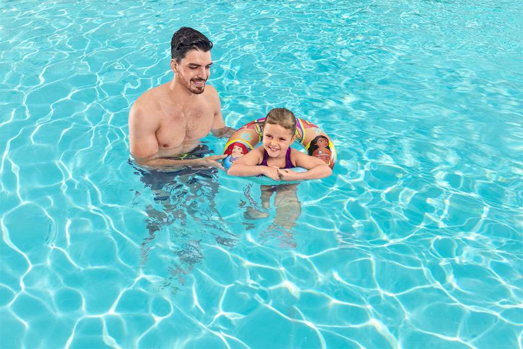 Gyermek felfújható úszógumi Bestway Hercegnők 56 cm