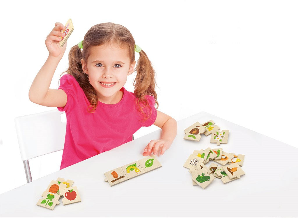 Fából készült kirakó Viga ahogy növekszik...