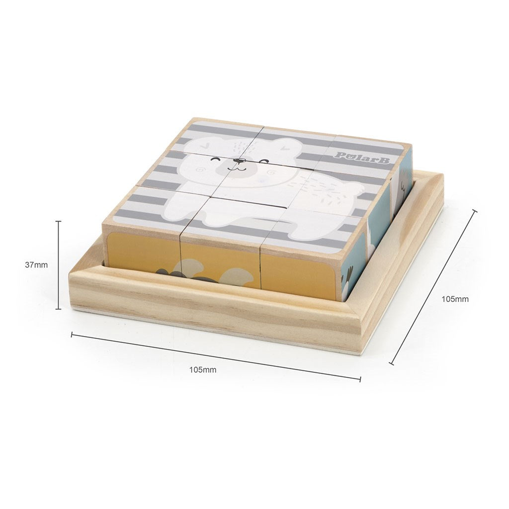 Fa képes kockák gyermekeknek Viga állatok