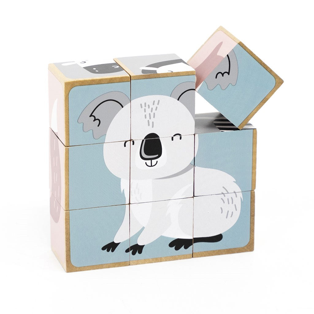 Fa képes kockák gyermekeknek Viga állatok