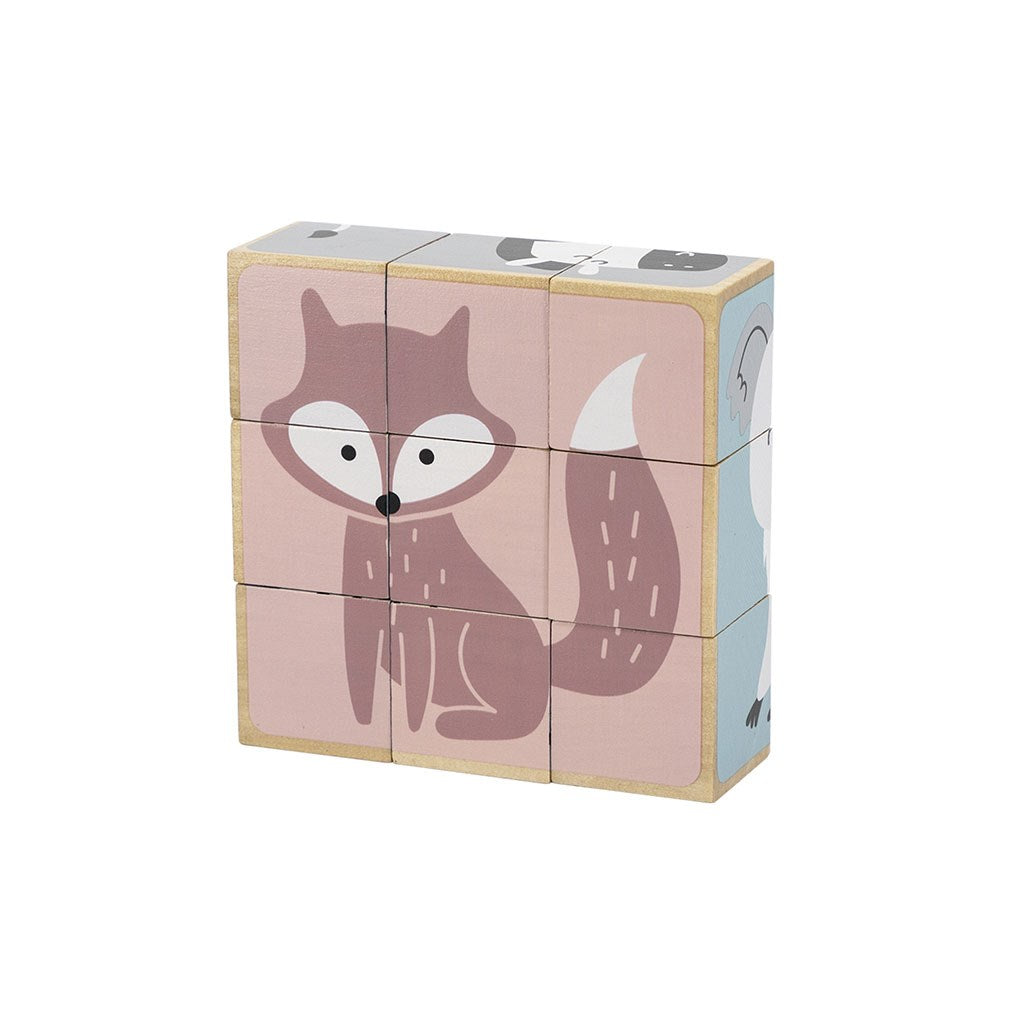 Fa képes kockák gyermekeknek Viga állatok