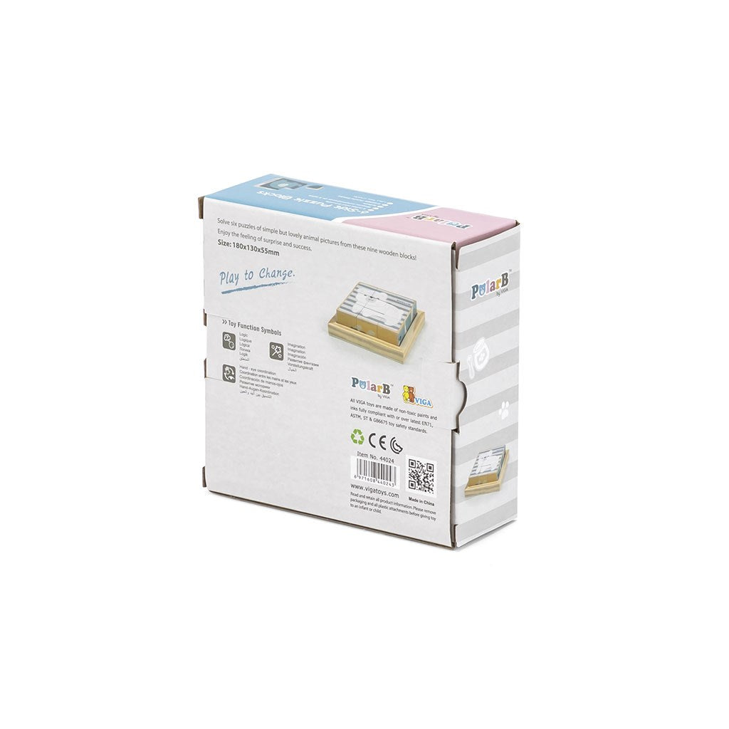 Fa képes kockák gyermekeknek Viga állatok