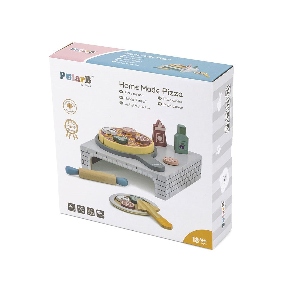 Fa pizza készlet Viga