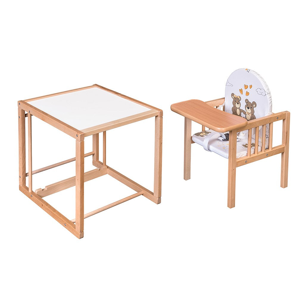 Újszülött szűkítő betét a New Baby Victory etetőszékre fehér zsiráf