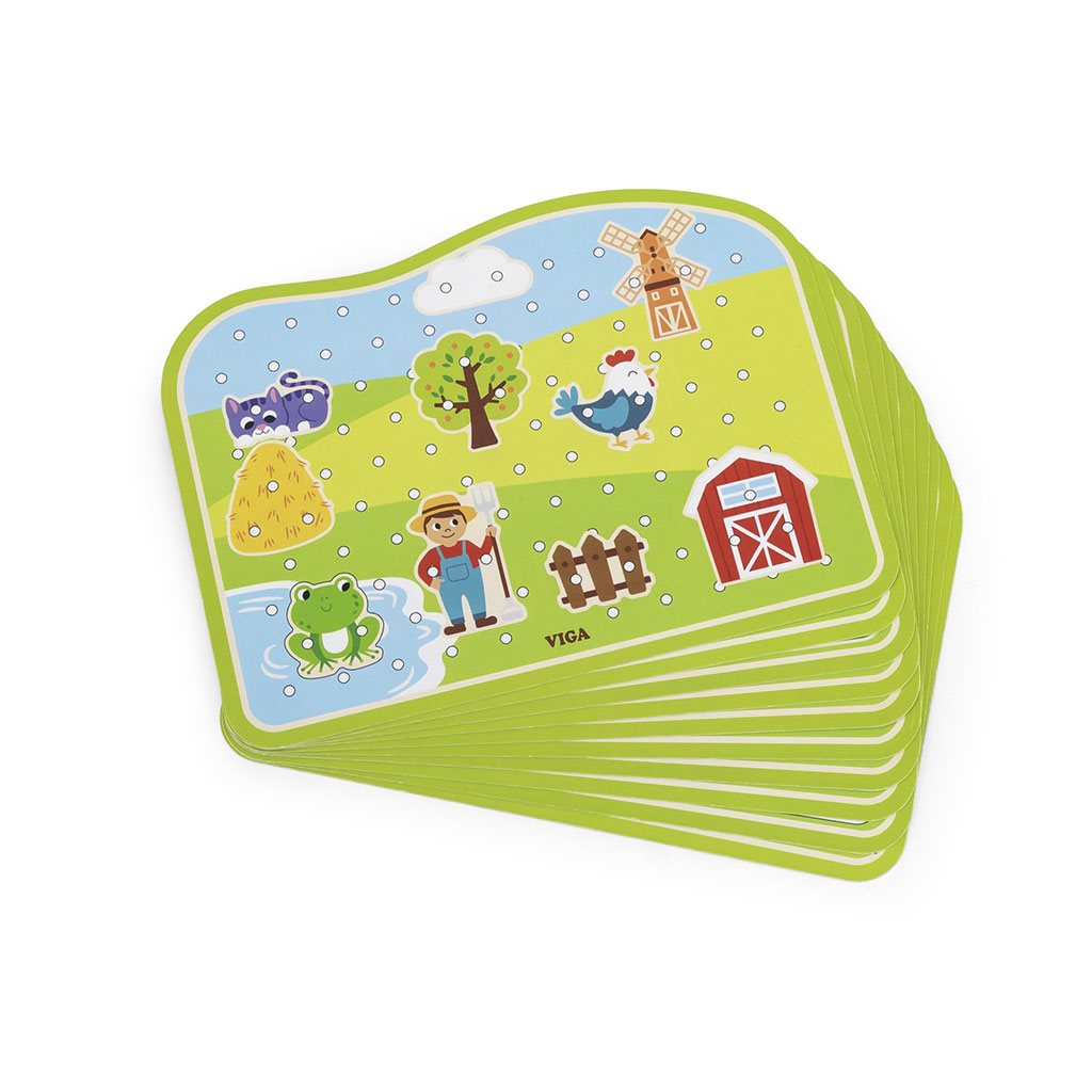 Fa képek hímzése Viga Farm