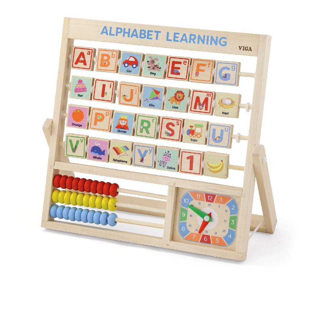 Fa ábécé és óra Viga