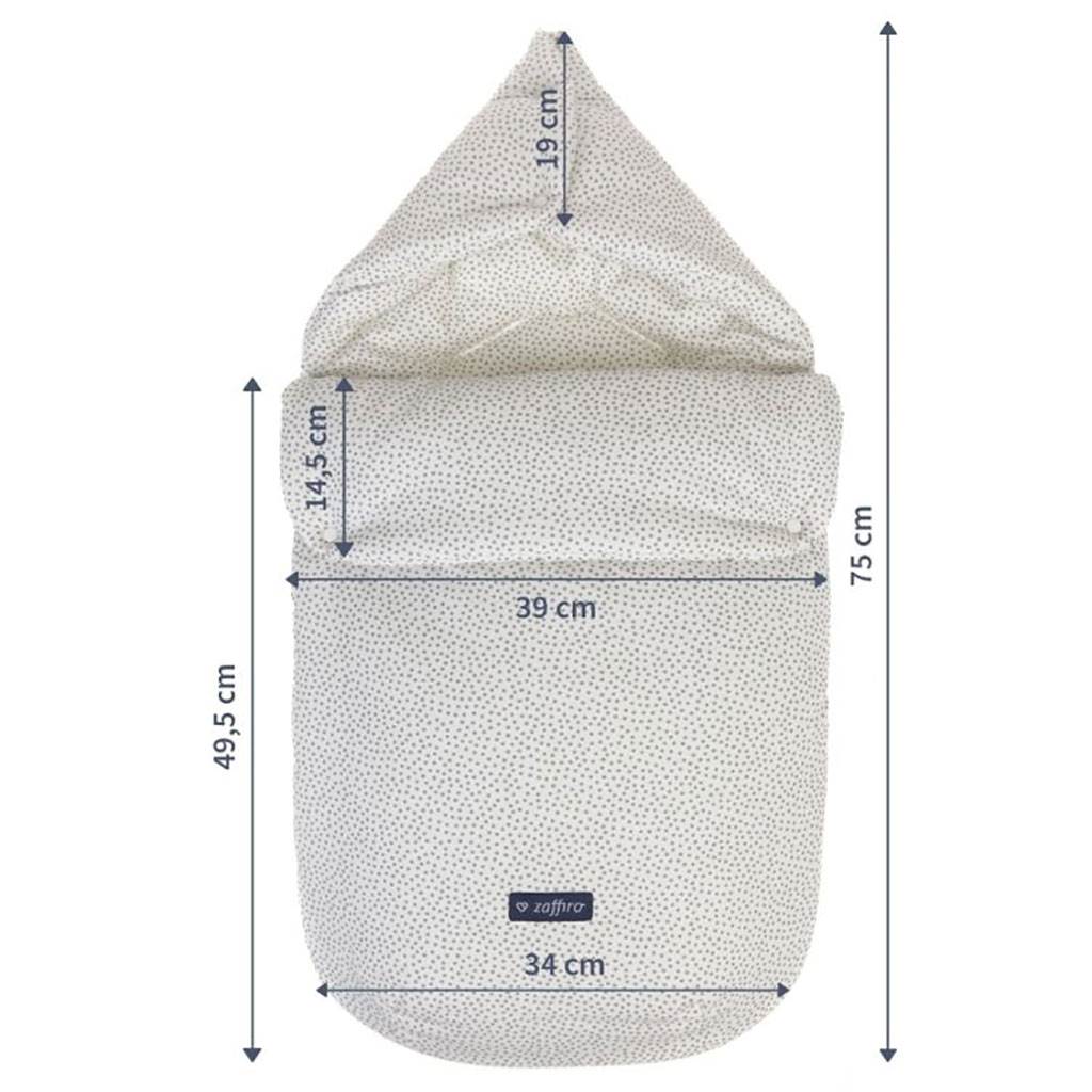 Multifunkcionális pólya Zaffiro 5in1 szürke pont