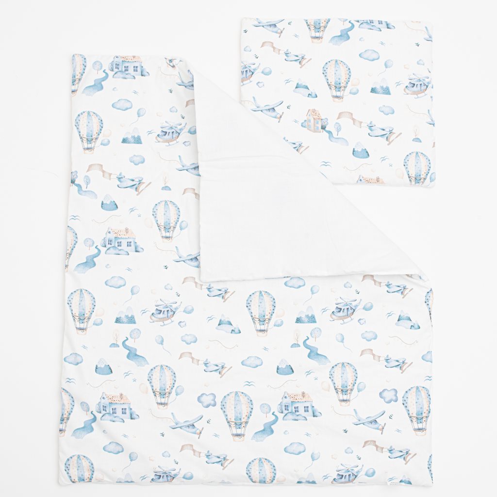 Pamut szett babakocsiba New Baby Romance