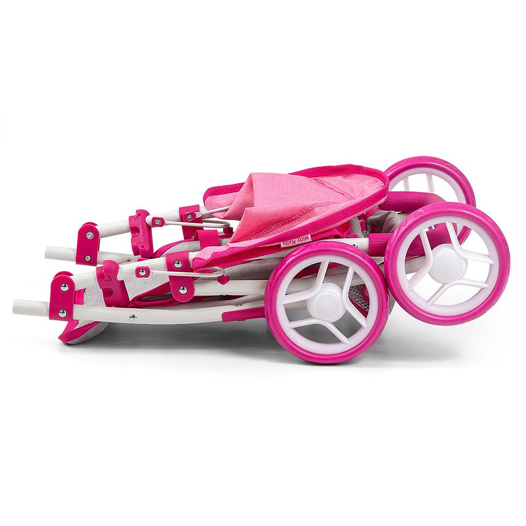 Játék sport babakocsi babáknak Milly Mally Natalie Prestige Pink
