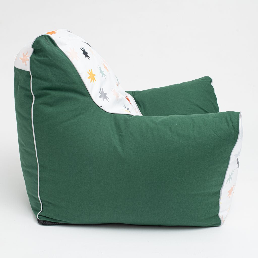 Gyermek fotel golyókkal töltött New Baby zöld