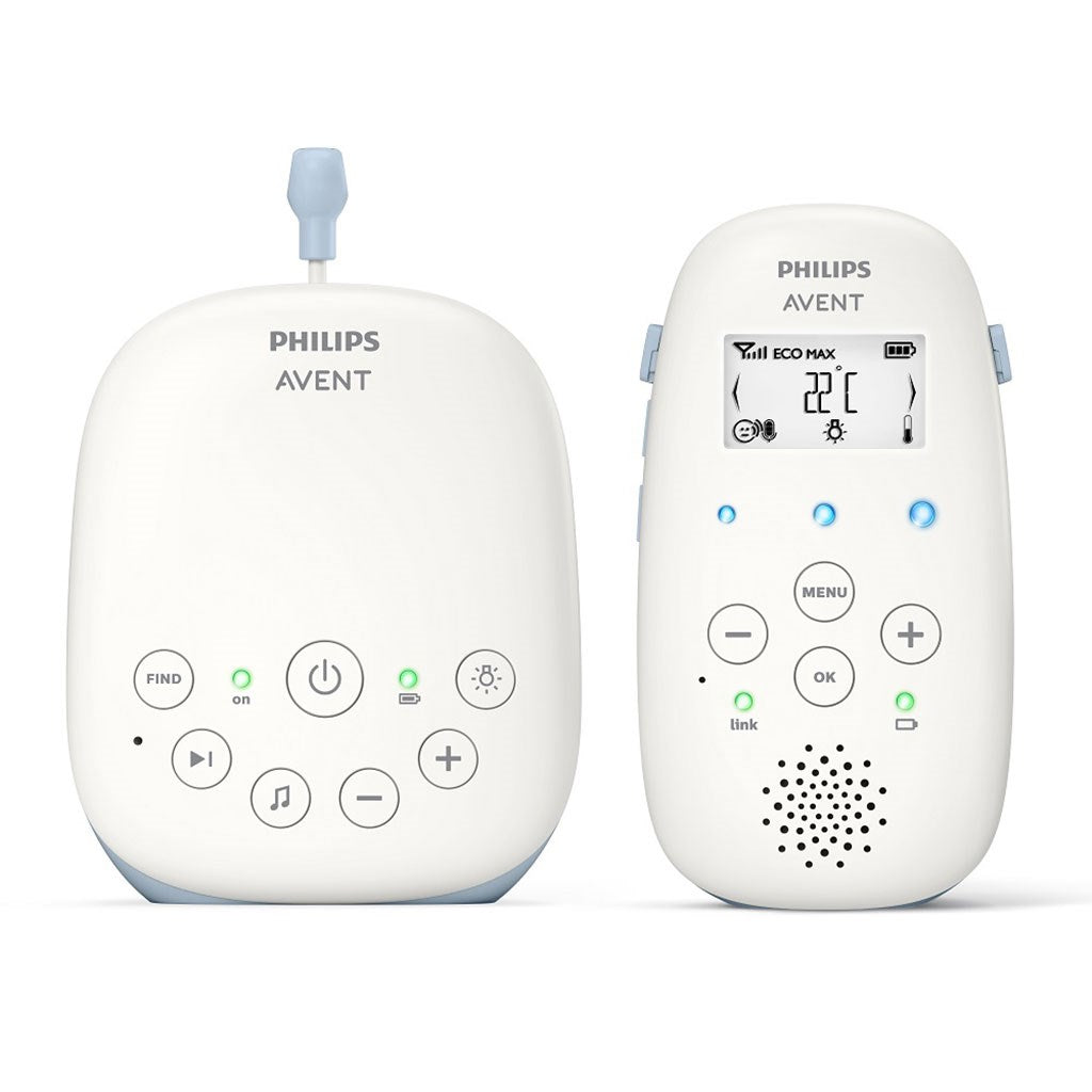 Digitális gyermek bébiőr Avent Baby DECT SCD715/52