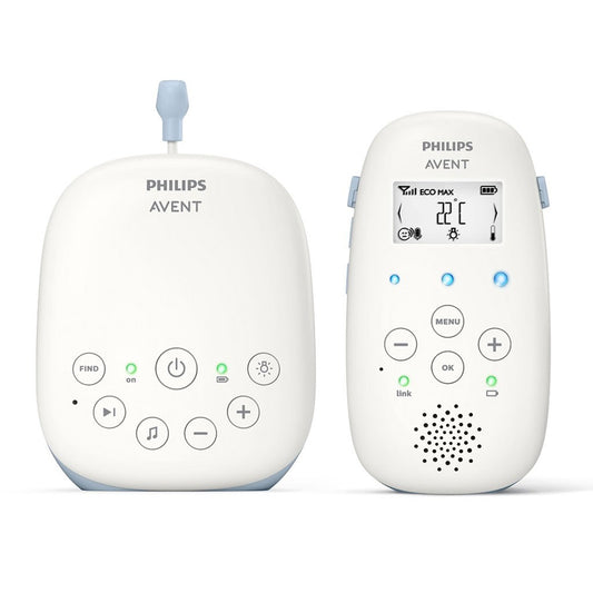 Digitális gyermek bébiőr Avent Baby DECT SCD715/52