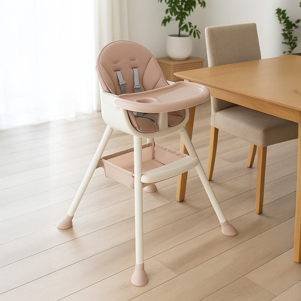 Etetőszék Baby Mix Nora dusty pink